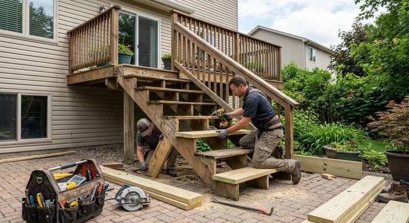 Squeaky Wood Stairs Repair